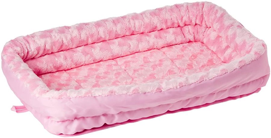 MidWest Double Bolster Pet Bed Pink image 0