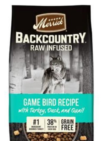 Merrick Dog Backcountry Grain Free Gamebird 10Lb image 0