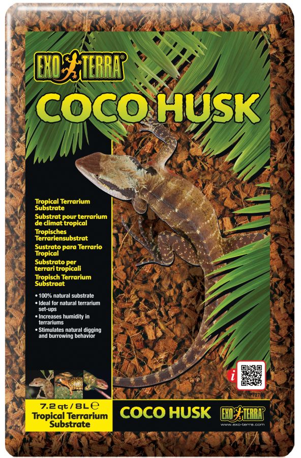 Exo Terra Coco Husk Coconut Fiber Bedding for Reptile Terrariums image 0