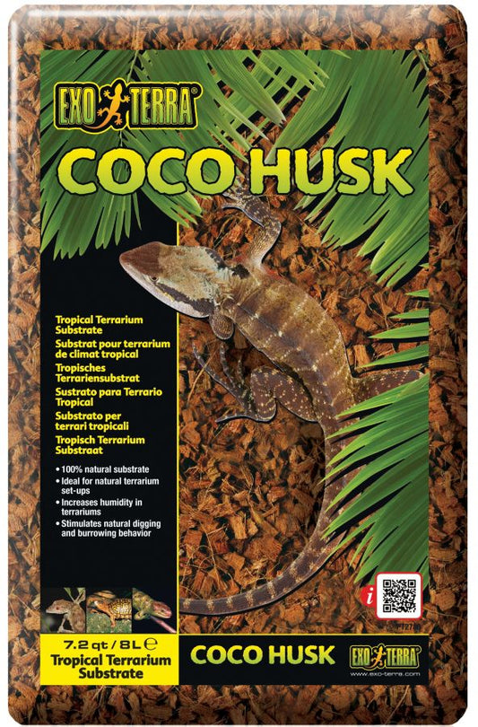 Exo Terra Coco Husk Coconut Fiber Bedding for Reptile Terrariums image 0