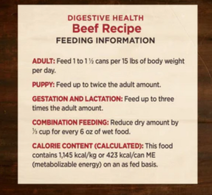 Wellness Core Digestive Health Grain Free Beef Recipe Canned Dog Food-Case of 12 image 3