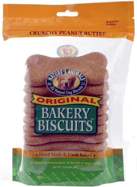 Natures Animals Orihinal Bakery Buscuits Crunchy Peanut Butter image 0