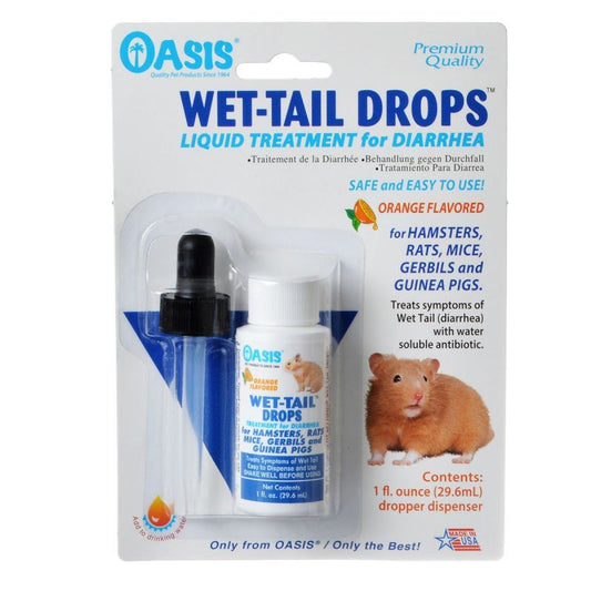 Oasis Small Animal Wet Tail Drops - Diarrhea Treatment image 0