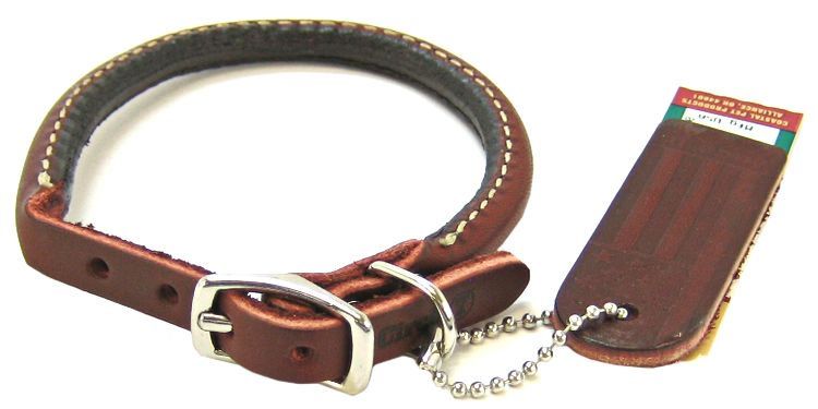 Circle T Latigo Leather Round Collar image 0