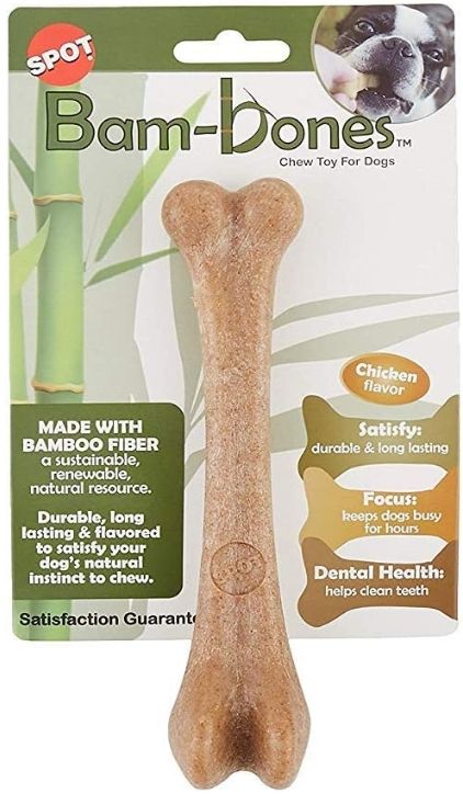 Spot Bambone Chicken Bone Dog Chew Toy Large image 0