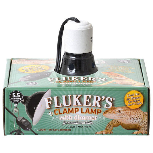 Flukers Clamp Lamp with Dimmer image 0
