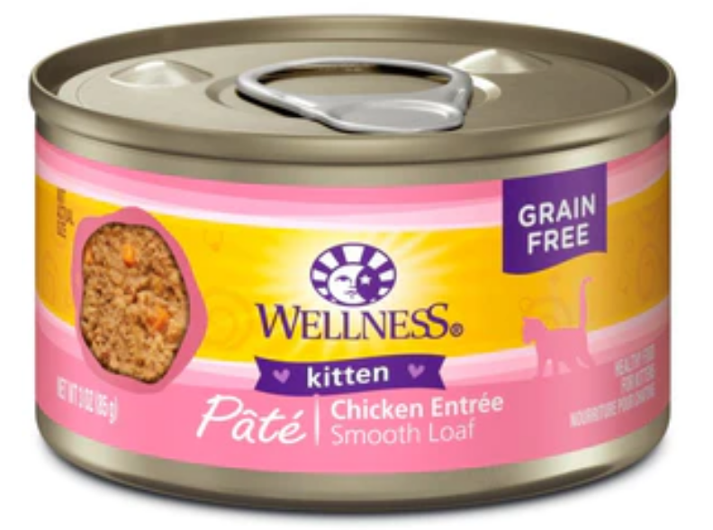 Wellness Complete Health Natural Grain Free Chicken Wet Cat Food-3oz Case of 24 image 0