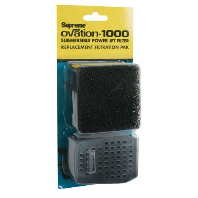 Supreme Ovation 1000 Replacement Filter Media Filter Sponge and Carbon Cartridge image 0