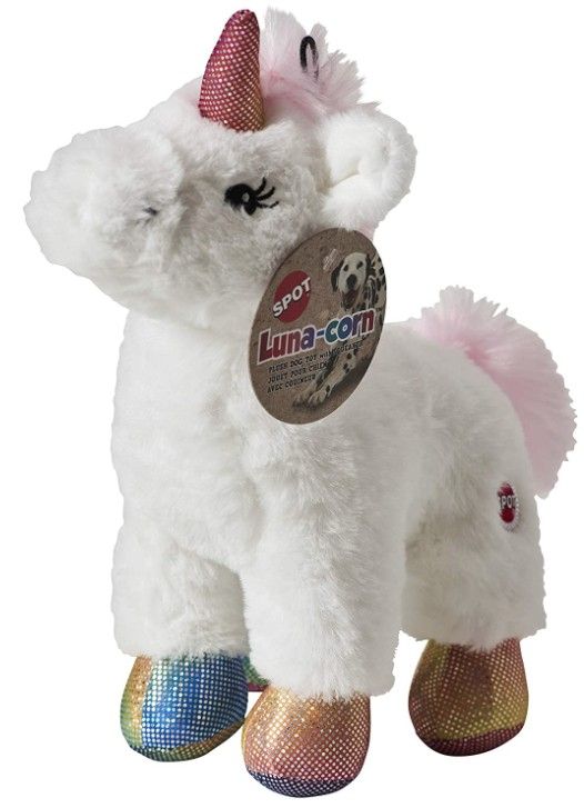 Spot Luna-Corn Plush Dog Toy Assorted Colors image 0