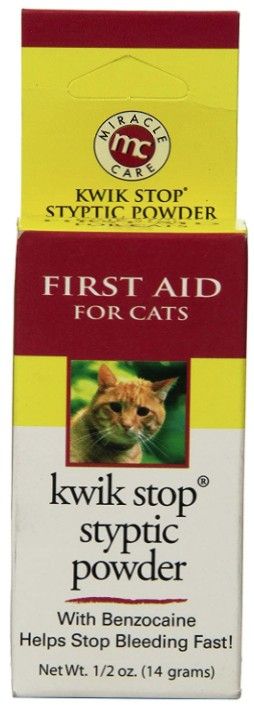 Miracle Care Kwik Stop Styptic Powder for Cats image 0