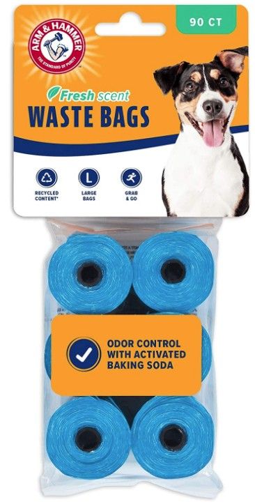 Arm and Hammer Dog Waste Refill Bags Fresh Scent Blue image 0