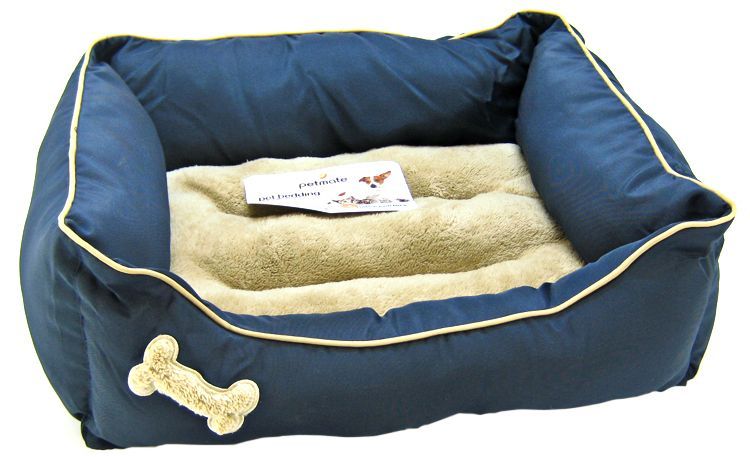 Petmate Plush Rectangular Bone Lounger image 0