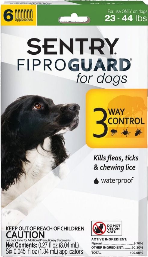 Sentry FiproGuard Flea and Tick for Dogs image 0