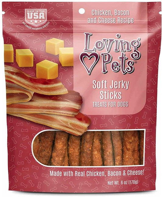 Loving Pets Soft Jerky Sticks Bacon Flavor image 0
