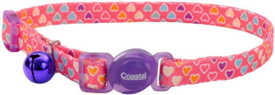 Coastal Pet Safe Cat Breakaway Collar Multi Heart image 0