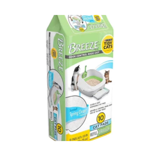10 Count Tidy Cats Breeze Scented Cat Pads - Case of 6