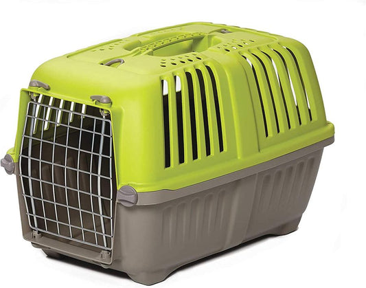 MidWest Spree Pet Carrier Green Plastic Dog Carrier image 0