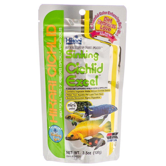 Hikari Cichlid Excel Sinking Fish Food - Mini Pellet image 0