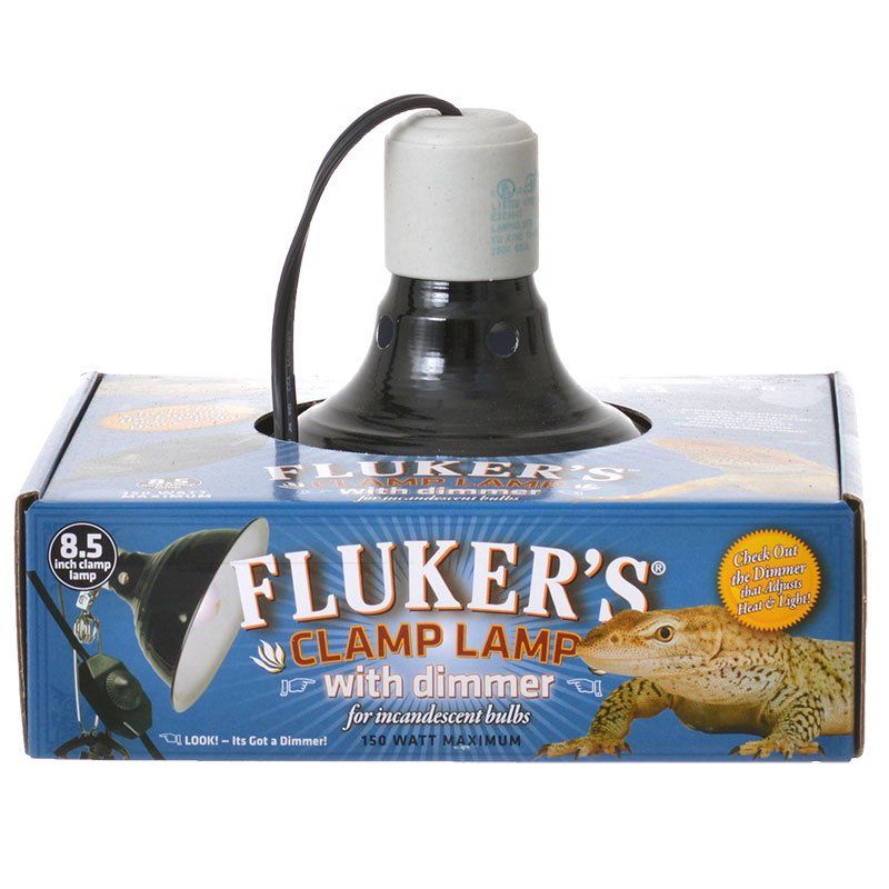Flukers Clamp Lamp with Dimmer image 0