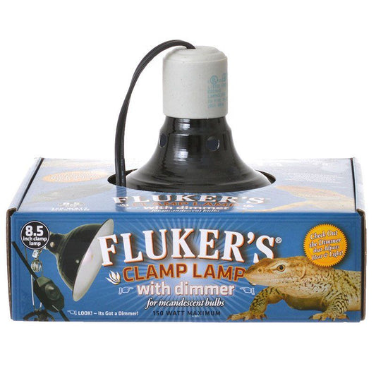 Flukers Clamp Lamp with Dimmer image 0