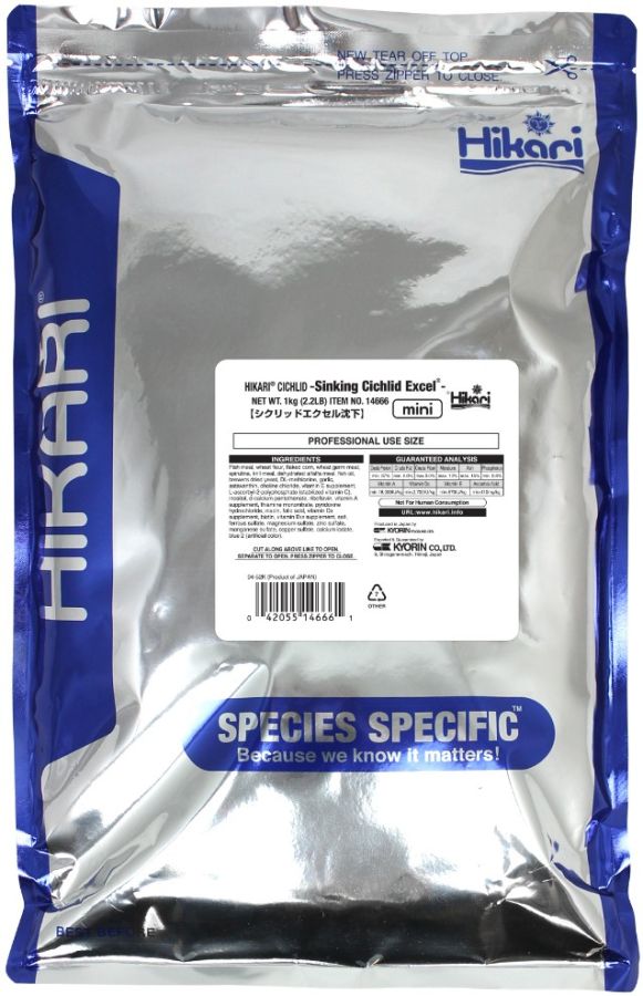 Hikari Cichlid Excel Sinking Fish Food - Mini Pellet image 0