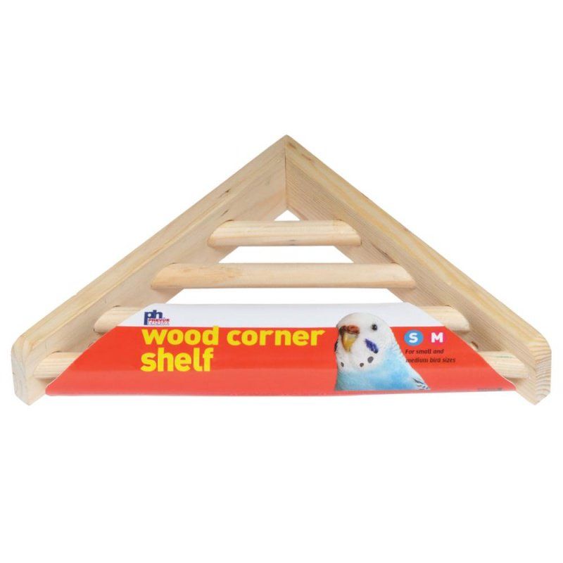 Prevue Wood Corner Shelf image 0