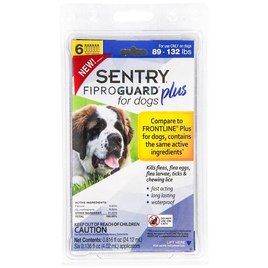Sentry Fiproguard Plus IGR Flea and Tick for Dogs & Puppies image 0