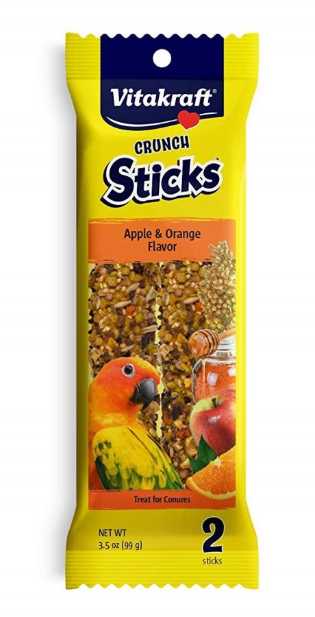 Vitakraft Crunch Sticks Apple & Orange Conure Treats image 0
