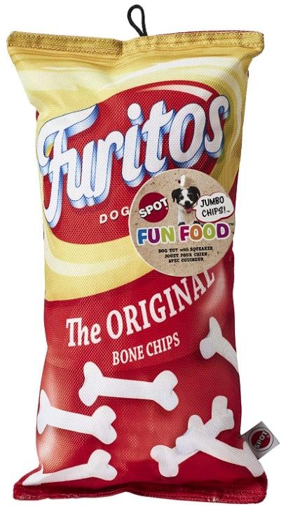 Spot Fun Food Furitos Chips Plush Dog Toy image 0