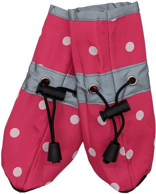 Fashion Pet Polka Dog Dog Rainboots Pink image 0
