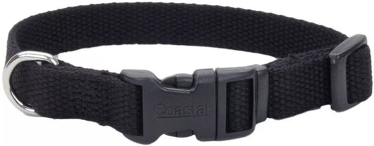 Coastal Pet New Earth Soy Adjustable Dog Collar Onyx Black image 0