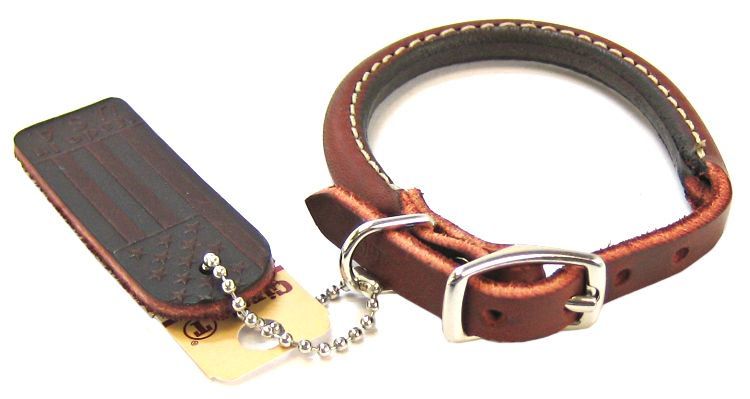 Circle T Latigo Leather Round Collar image 0