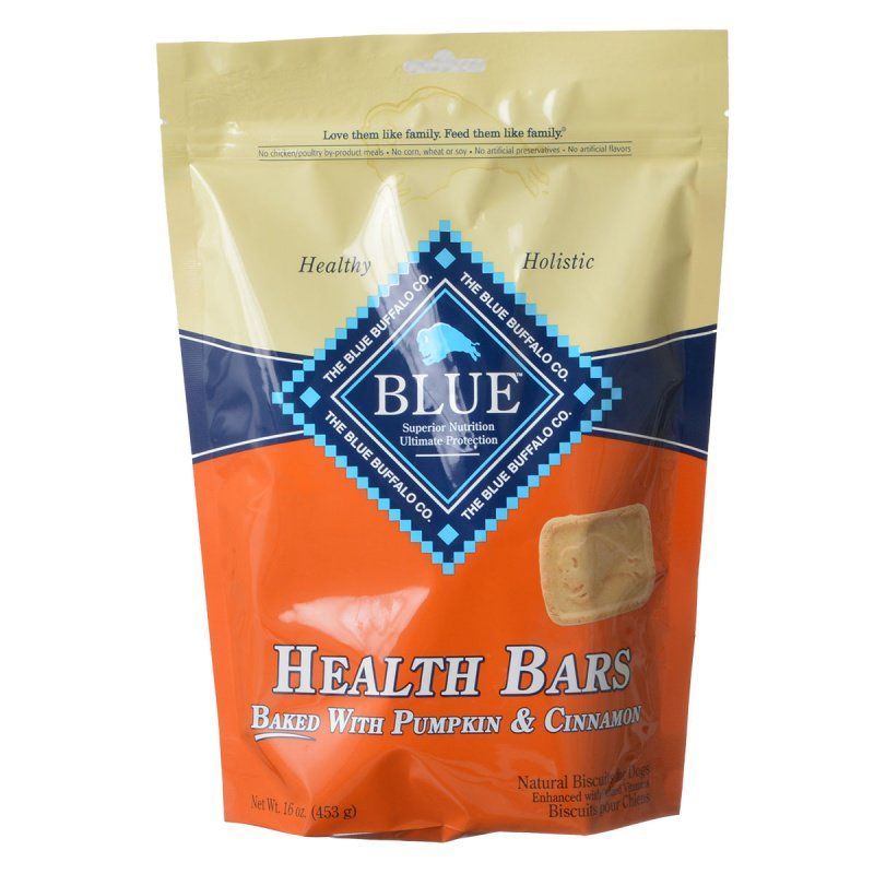 Blue Buffalo Health Bars Dog Biscuits - Baked with Pumpkin & Cinnamon image 0