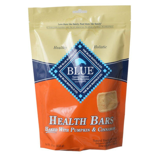 Blue Buffalo Health Bars Dog Biscuits - Baked with Pumpkin & Cinnamon image 0