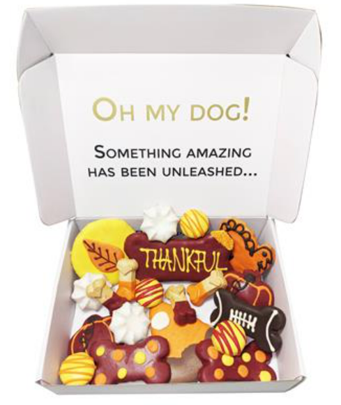 Thankful Themed Dog Treats Gift Box image 1