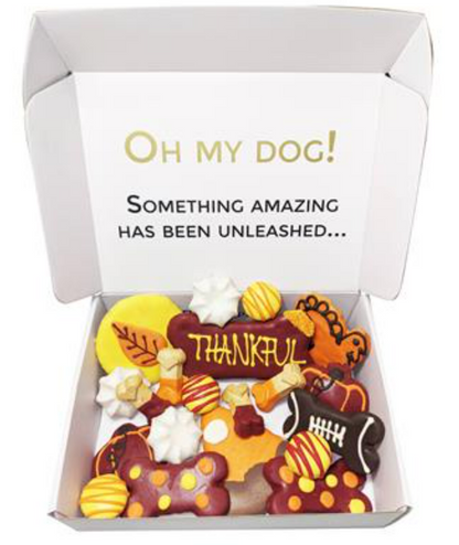 Thankful Themed Dog Treats Gift Box image 1