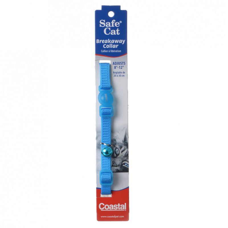 Coastal Pet Safe Cat Nylon Adjustable Breakaway Collar Blue Lagoon image 0