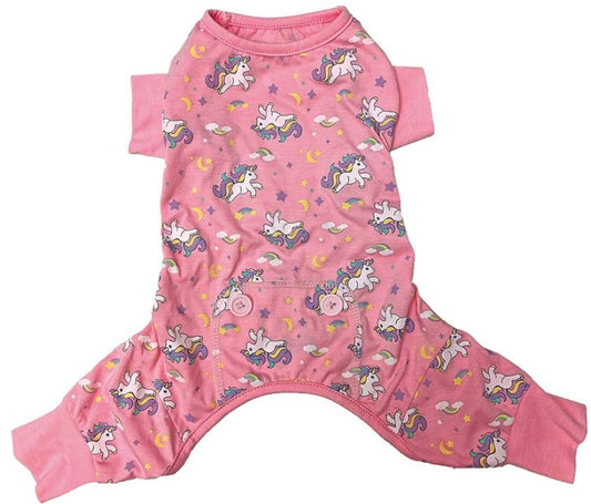 Fashion Pet Unicorn Dog Pajamas Pink image 0