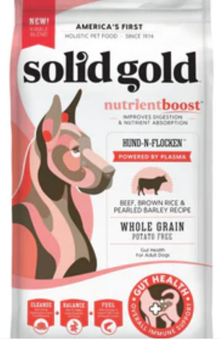 Solid Gold NutrientBoost Hund-N-Flocken with Beef, Brown Rice & Pearled Barley image 0