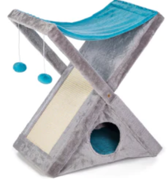 Prevue Hendryx X-Tra Fun Kitty Center - Blue image 0