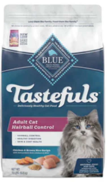 Blue Buffalo Tastefuls Indoor Adult Hairball Control Chicken Dry Cat Food image 0