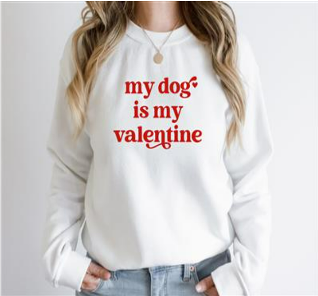 Valentine Sweatshirt Unisex Crew Neck image 4