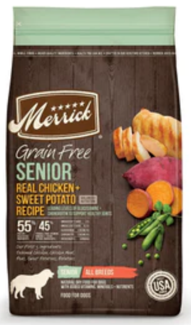 Merrick Grain-Free Senior Dry Dog Food - Chicken & Sweet Potato image 0