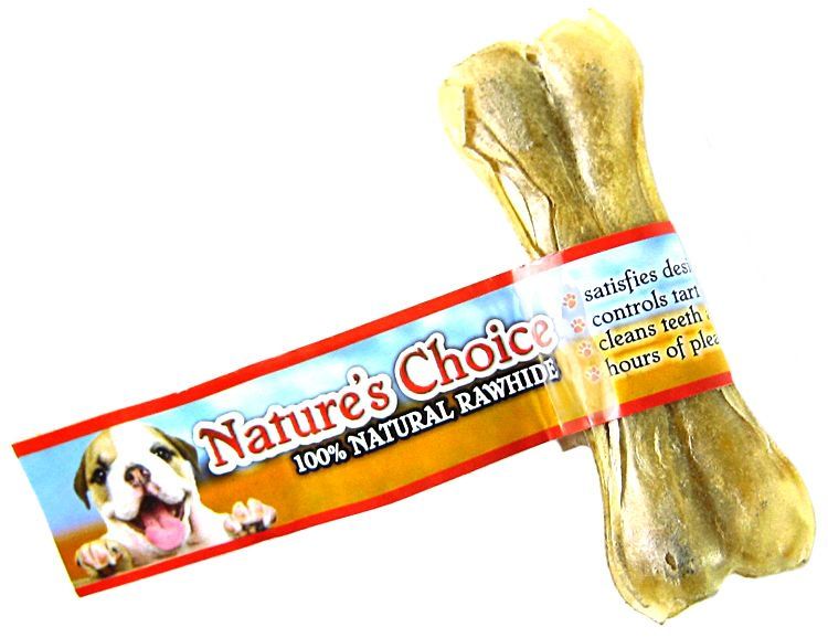 Loving Pets Nature's Choice 100% Natural Rawhide Pressed Bones image 0