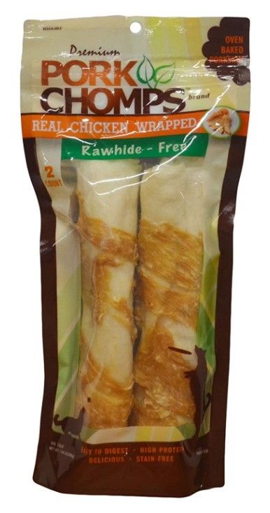 Pork Chomps Real Chicken Wrapped Rolls image 0