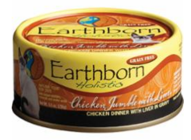 Earthborn Grain-Free Chicken JUMBLE Canned Cat Food - 5.5 Oz - Case of 24 image 0