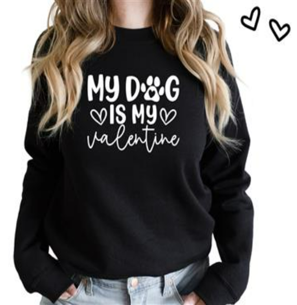 Valentine Sweatshirt Unisex Crew Neck image 2