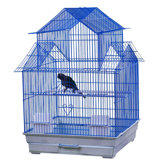 AE Cage Company House Top Bird Cage Assorted Colors image 0