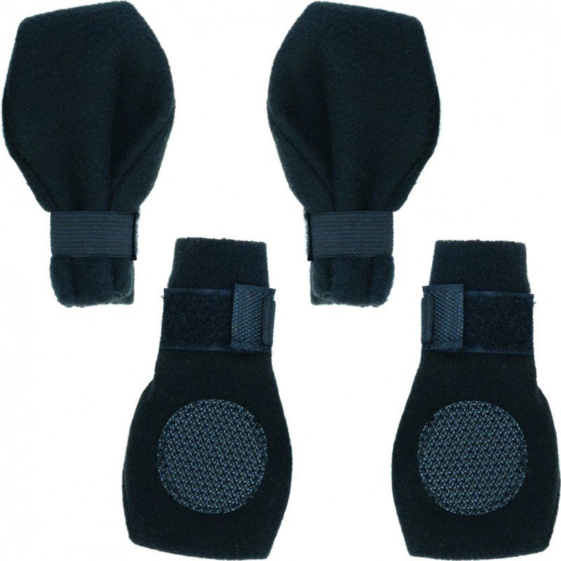 Fahion Pet Arctic Fleece Dog Boots - Black image 0