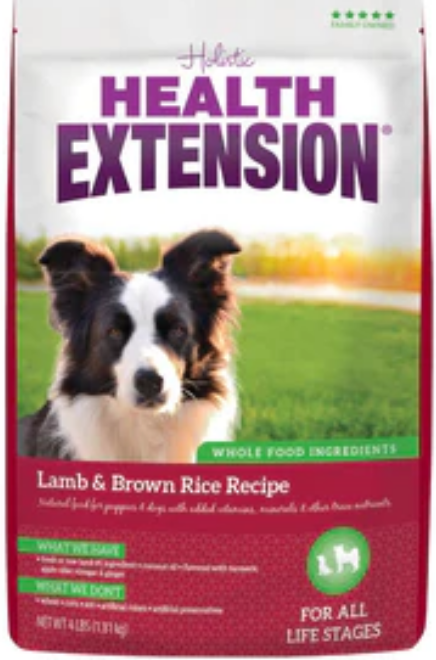 Health Extension Lamb and Brown Rice Dry Dog Food 30lb Bag image 0
